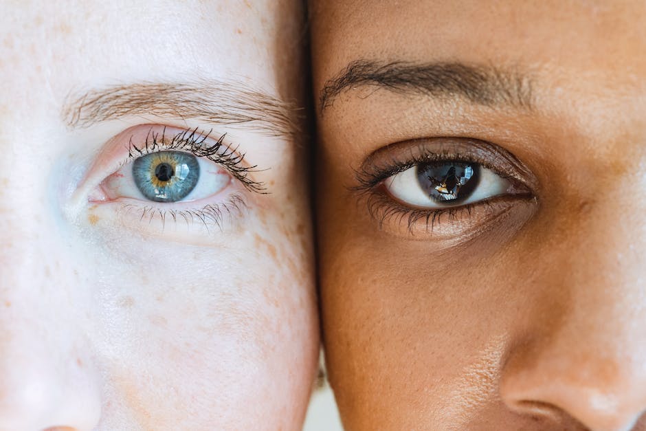Prozentsatz blauer Augen unter Menschen
